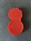 1987 McDonald&#39;s Red Fry Kid on Unicycle Impression Cookie Cutter