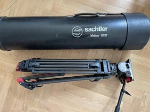 sachtler 18 III video fluid head tripod with carbon fiber legs - Zdjęcie 1 z 3