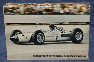 1960 Strombecker Lotus Ford 1/24 Motorized Slot Car Kit 9465-495 Sealed MIB - Picture 1 of 5
