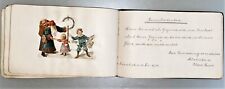 Antique Poetry Album 1914-1916 Zurich Switzerland Handzeichnungen Manuscripts