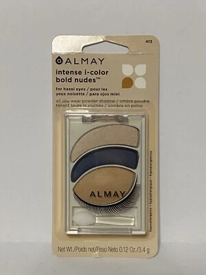 1 Almay Intense i-color Eyeshadow Palette Bold Nudes Hazels 413 Hypoallergenic - Image 1 of 2