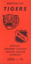 1978-79 Western Canada Hockey League Schedule jhxb