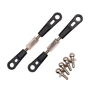 2pcs RC 1/10 Steering Turnbuckles Arms Linkage for Tamiya TT02B Chassis - Picture 1 of 9