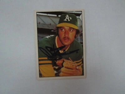 1975 SSPC # 486 Stan Bahnsen Autograph / Signed Card (MB) Oakland Athletics - Image 1 of 2