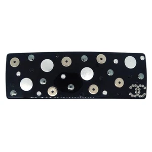 Chanel Barrette Hair Accessories Black 10P 194139 - Picture 1 of 4