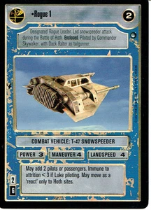 STAR WARS CCG REFLECTIONS VRF CARD ROGUE 1 - Picture 1 of 1