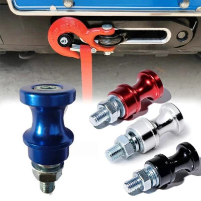 10" Winch Rope Hook Stand Steel For 3/8 1/2 Clevis Winch Hook Bolt Mounting Slip - Image 1 of 4