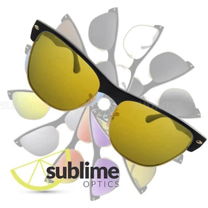Hi Contrast Replacement Lenses for Ray Ban Clubmaster Oversized RB4175 - Picture 1 of 5