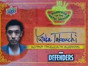 2018 Upper Deck The Defenders Yutaka Takeuchi As Murakami Autograph Auto - Imagen 1 de 1
