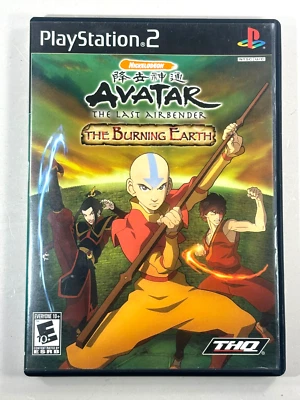 Avatar: The Last Airbender The Burning Earth (Sony PlayStation 2, 2007) PS2 CIB - Image 1 of 4