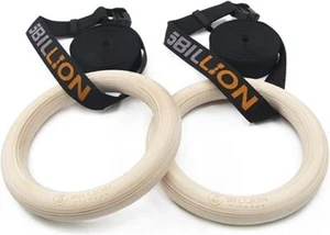 5BILLION Anelli Ginnastica Legno - Fitness Anelli Palestra con Regolabili Lunghi - Foto 1 di 4