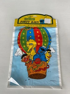 Vintage 1984 Sesamstraße Partytüten von C A Reed Konvolut 8 OVP - Bild 1 von 4