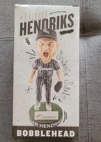 SGA Liam Hendricks Bobblehead 4/16/2022 New in Box Cover