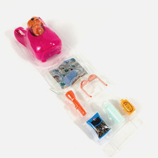 Barbie Doll Accessory Set Camping Hiking Equipment Puppy Backpack Flashlight New
