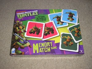 New Sealed Nickelodeon Teenage Mutant Ninja Turtles Memory Match Game Cardinal - Picture 1 of 1