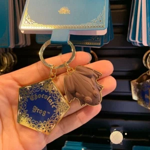 BJ Universal Studios Wizading World Harry Potter Chocolate Frog Metal Keychain - Picture 1 of 1