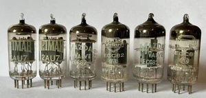 6 x Brimar Mazda Mullard ECC82 - 12AU7 - ECC81 - Picture 1 of 2
