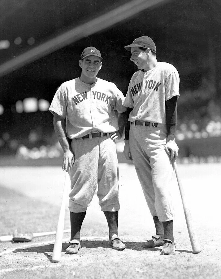 FOTO DE BÉISBOL DE CHARLIE KELLER JOE DiMAGGIO 8X10 NEW YORK YANKEES NY MLB Foto 1 de 1