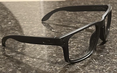 Marco Oakley HOLBROOK XL (grande) NEGRO MATE personalizado solo SIN ICONOS-Remaches Foto 1 de 4