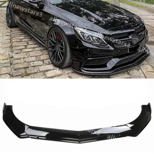 For Benz CLS53 AMG Front Bumper Lip Spoiler Splitter Kit Gloss CAO - Picture 1 of 9