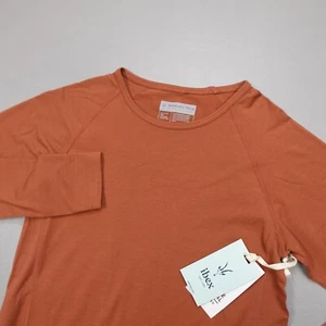 Ibex Woolies Tech Long Sleeve Crew Neck Base Layer Slim Fit Choccy Men's Size S - Picture 1 of 7