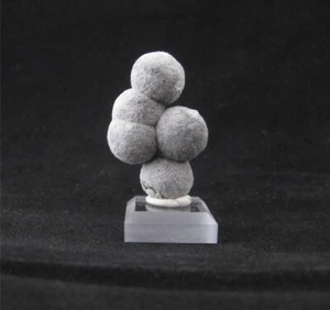 Crandallite, ps. von Wavellite, Mauldin Mt., Montgomery Co., Arkansas, #07 - Bild 1 von 4