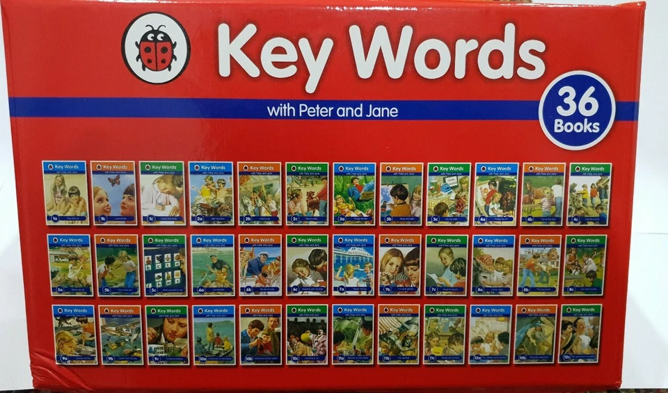 Key Words with Peter and Jane 36 Books & Boxed NEW Hard Cover Book - image 1 of 4