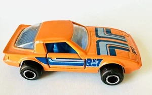 Vintage 1980 Majorette Mazda RX-7 N.257 1/56 France Orange working doors - Picture 1 of 6