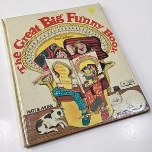 GREAT BIG FUNNY BOOK 1975 Platt & Munk Sue Lundgren Jokes Riddles Limericks HC - Picture 1 of 12