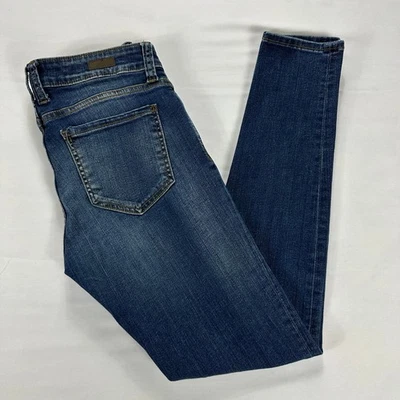 KUT from the Kloth Toothpick Skinny Mid-Rise Blue Stretch Jeans Size 4 - Image 1 of 4