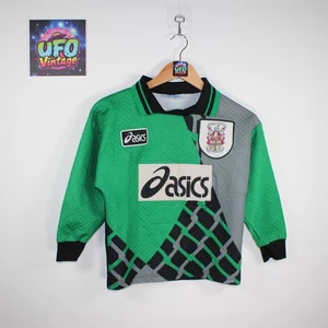 Camiseta de portero Stoke City 1996/97 niños pequeña fútbol fútbol - Imagen 1 de 11