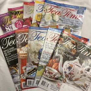 Lot of 10 Tea Time Magazine Back Issues 2013 2014 2023 2024 - Bild 1 von 12