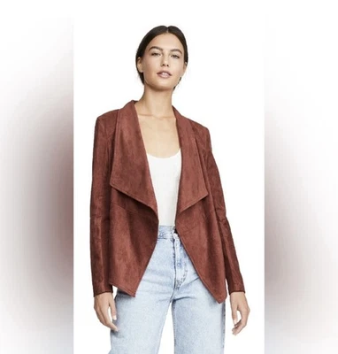 Chaqueta para mujer BB Dakota de gamuza con frente abierto - Rust XS Foto 1 de 4