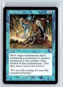 (2x) AURA GRAFT - Odyssey – MTG Magic the Gathering Card - Uncommon - Picture 1 of 6