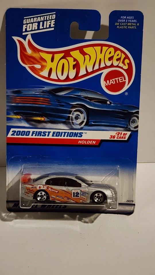 Hot Wheels 2000 First Editions Holden SS Commodore VT #81 Gray 5sp Diecast Car