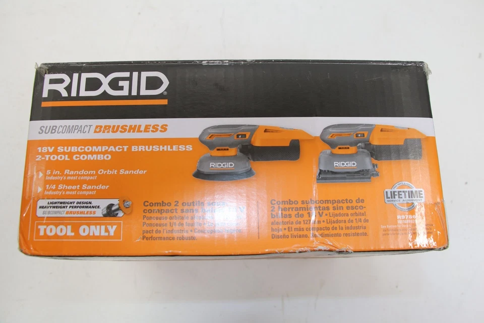 (R9786) 18V Subcompact Brushless Sander 2-Tool Kit, (Tool Only) - Image 1 of 4