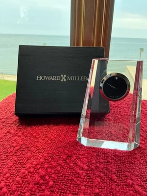 Howard Miller  "PARAGON" crystal clock NIB - Image 1 of 4