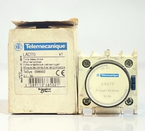 TELEMECANIQUE LADT0 ZEITVERZÖGERUNGSBLOCK 0,1-3S KOSTENLOSER SCHNELLER VERSAND - Bild 1 von 6