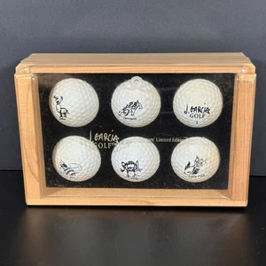 Jerry Garcia Golf Series 1 Limited Ed Collector Ball Set of 6 w Wood Box SEALED - Bild 1 von 7