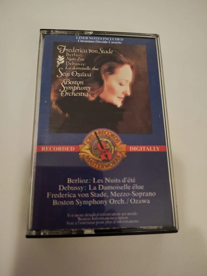 CBS Records Masterworks, FREDERICA STADE, BOSTON SYMPHONY ORCHESTRA CASSETTE NEW - Image 1 of 3