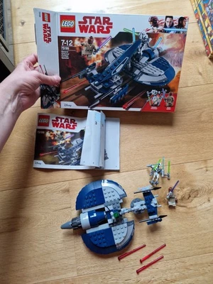 LEGO STAR WARS GENERAL GRIEVOUS' COMBAT SPEEDER 75199 BOTH FIGURES 100% COMPLETE - Image 1 of 2