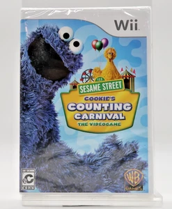 Sesamstraße: Cookie's Counting Carnival Das Videospiel (Nintendo Wii, 2010) NEU - Bild 1 von 2