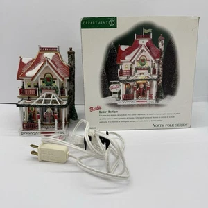 Vintage Department 56 North Pole Series Barbie Boutique Village Lights Up 56739 - Picture 1 of 22