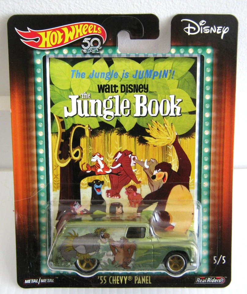 Hot Wheels - Panel Chevy The Jungle Book '55 - 2017 - 5/5 - Vehículo diecast Foto 1 de 3