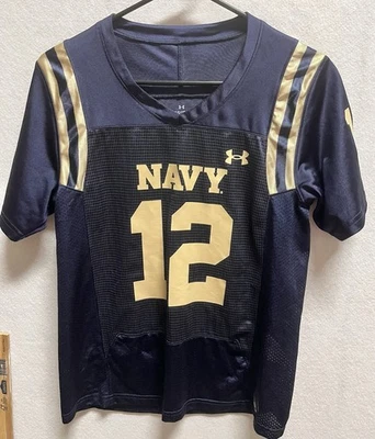 Camiseta deportiva #12 azul marino guardiamarinas Under Armour réplica juvenil grande EC Foto 1 de 4