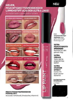 Avon Ultra Colour Feuchtigkeitsspendende Lippen Farbe Candy Pink Pflege Top