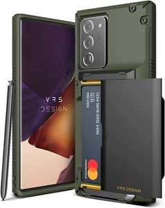 For Galaxy Note 20 Ultra Case VRS [Damda Glide Pro]Card Wallet Phone Cover-Green - Picture 1 of 8