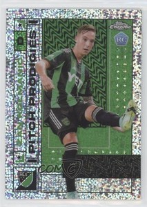 2022 Topps Chrome MLS Pitch Prodigies Speckle Refractor Zan Kolmanic Rookie RC