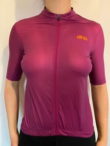 DHB WOMAN’S SHORT SLEEVE JERSEY, volet, size UK 8, new with tag, PPR £50 - Picture 1 of 6