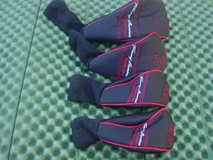 TOMMY ARMOUR SILVER SCOT SET OF 4 HEADCOVERS ONLY DRIVER 3 FAIRWAY 4 - 5 HYBRID - Picture 1 of 4